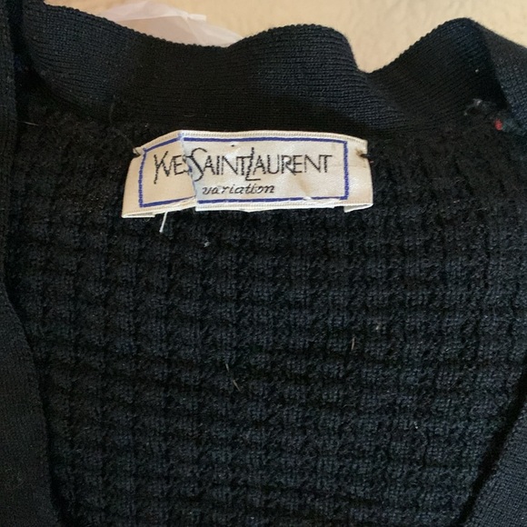 Yves Saint Laurent Designer “Like” Argyle sweater 4/6 - Picture 2 of 5